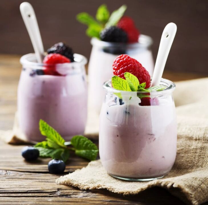 Natuurlijke yoghurt